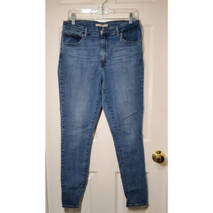 Levi’s 721 High Rise Skinny Jeans Women’s 31x30 Light Wash Stretch Denim